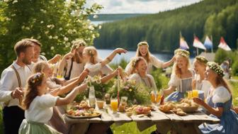 Entdecke die Traditionen und Köstlichkeiten des Mittsommerfestes