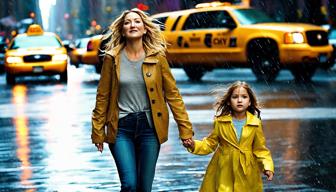 Kate Hudson und Rani spazieren unerkannt durch New York im Regen